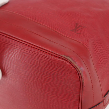 Louis Vuitton Petit Noe NM Handbag Epi Leather, RED, LEATHER, Shoulder bag
