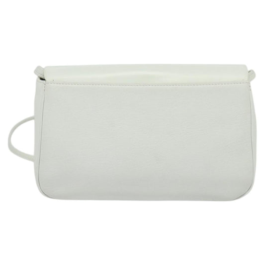 Givenchy Vintage 4G shoulder bag Leather, WHITE, LEATHER, Shoulder bag