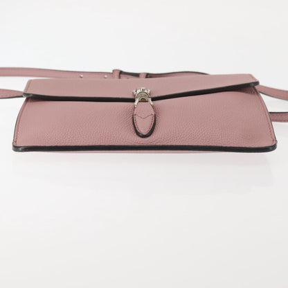Gucci Jackie Soft Flap Shoulder Bag Leather, PINK, LEATHER, Shoulder bag