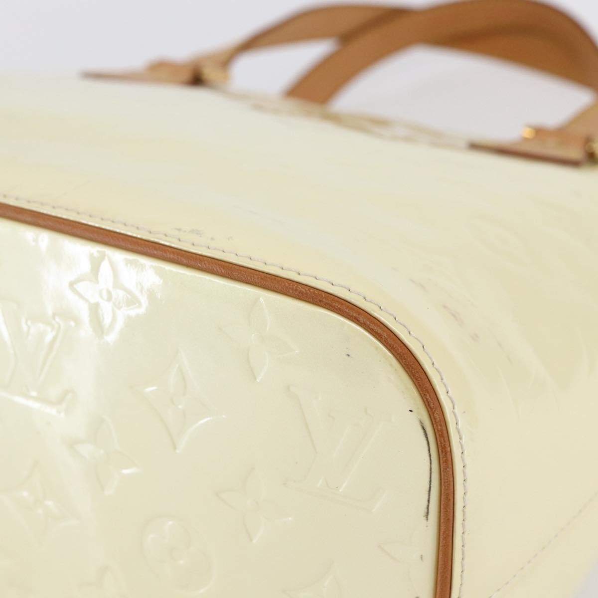 Louis Vuitton Houston Handbag Monogram Vernis, BEIGE, PATENT_LEATHER, Handbag