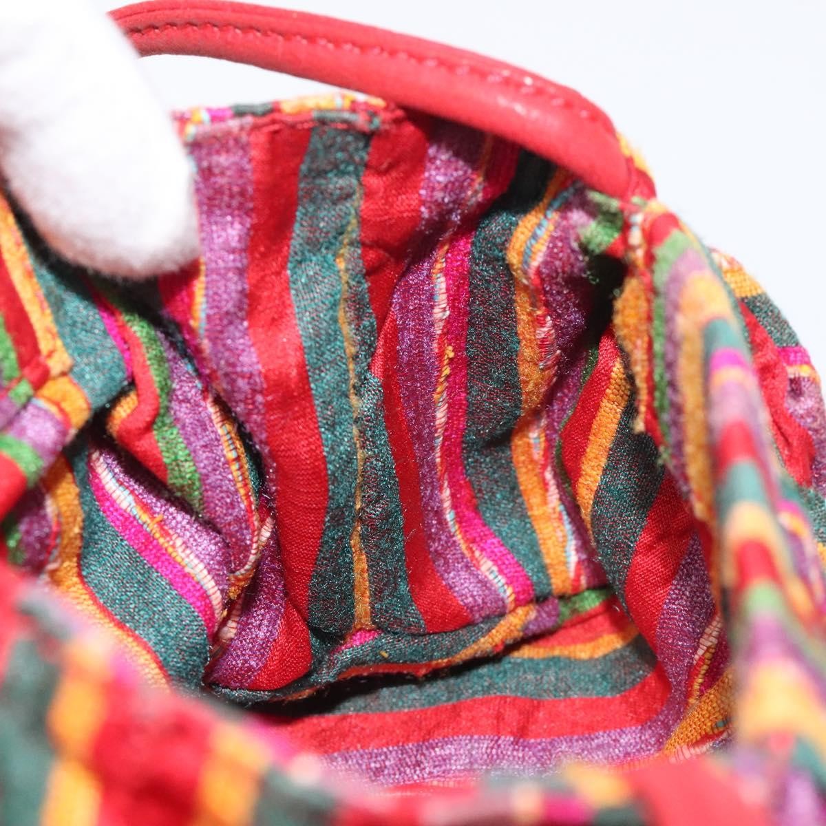 Loewe Vintage Crossbody Cotton, RED, COTTON, Shoulder bag