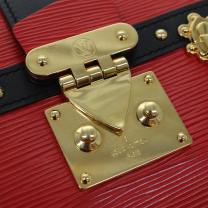 Louis Vuitton Trunk Clutch Epi Leather, RED, LEATHER, Clutche & pouche