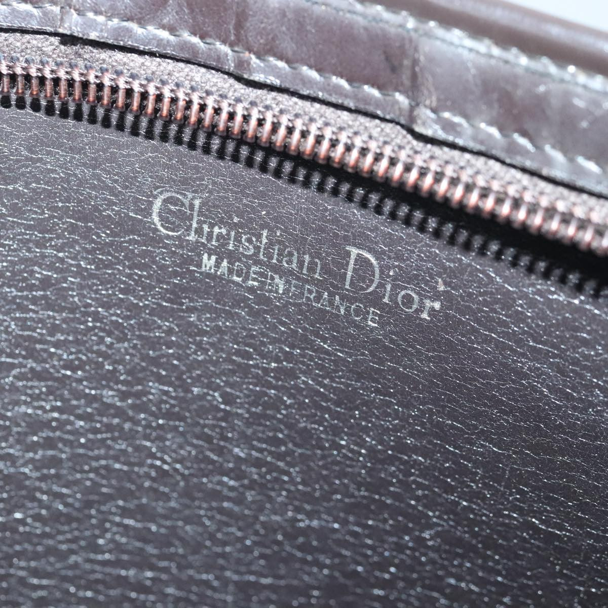 Christian Dior Vintage Trotter Shoulder Bag Canvas, BROWN, CANVAS, Shoulder bag