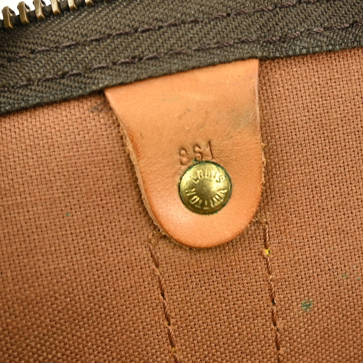 Louis Vuitton Keepall Bag Monogram Canvas, BROWN, CANVAS, Travel bag