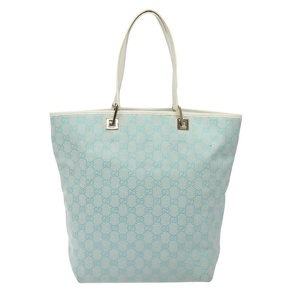 Gucci GG Canvas Bag Canvas, BLUE, CANVAS, Handbag