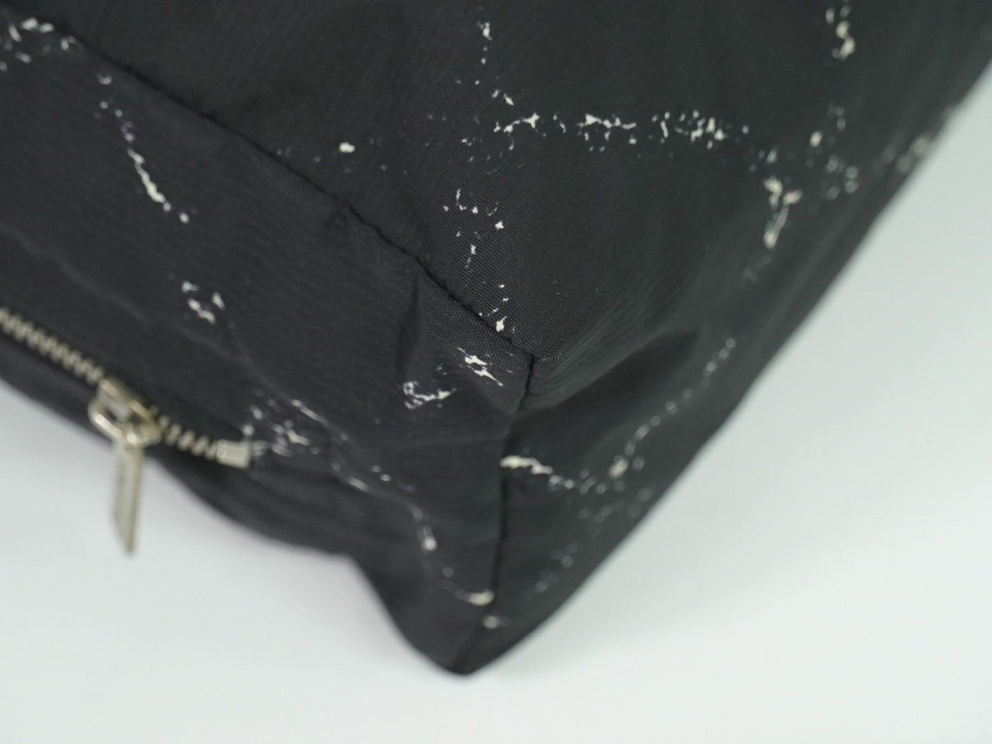 Chanel Travel line pouch Nylon, BLACK, NYLON, Travel bag