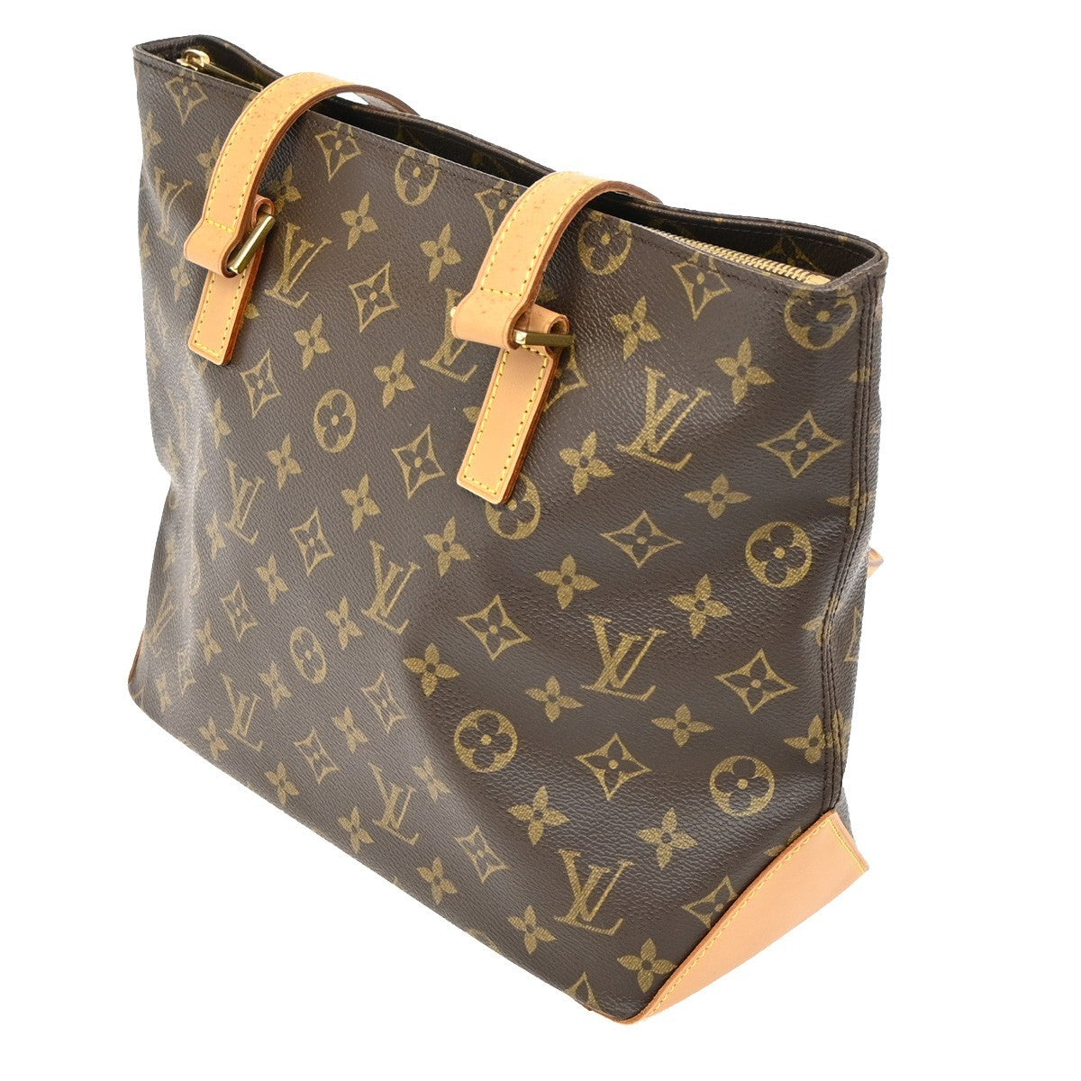 Louis Vuitton Cabas Piano Monogram Canvas, BROWN, CANVAS, Tote bag