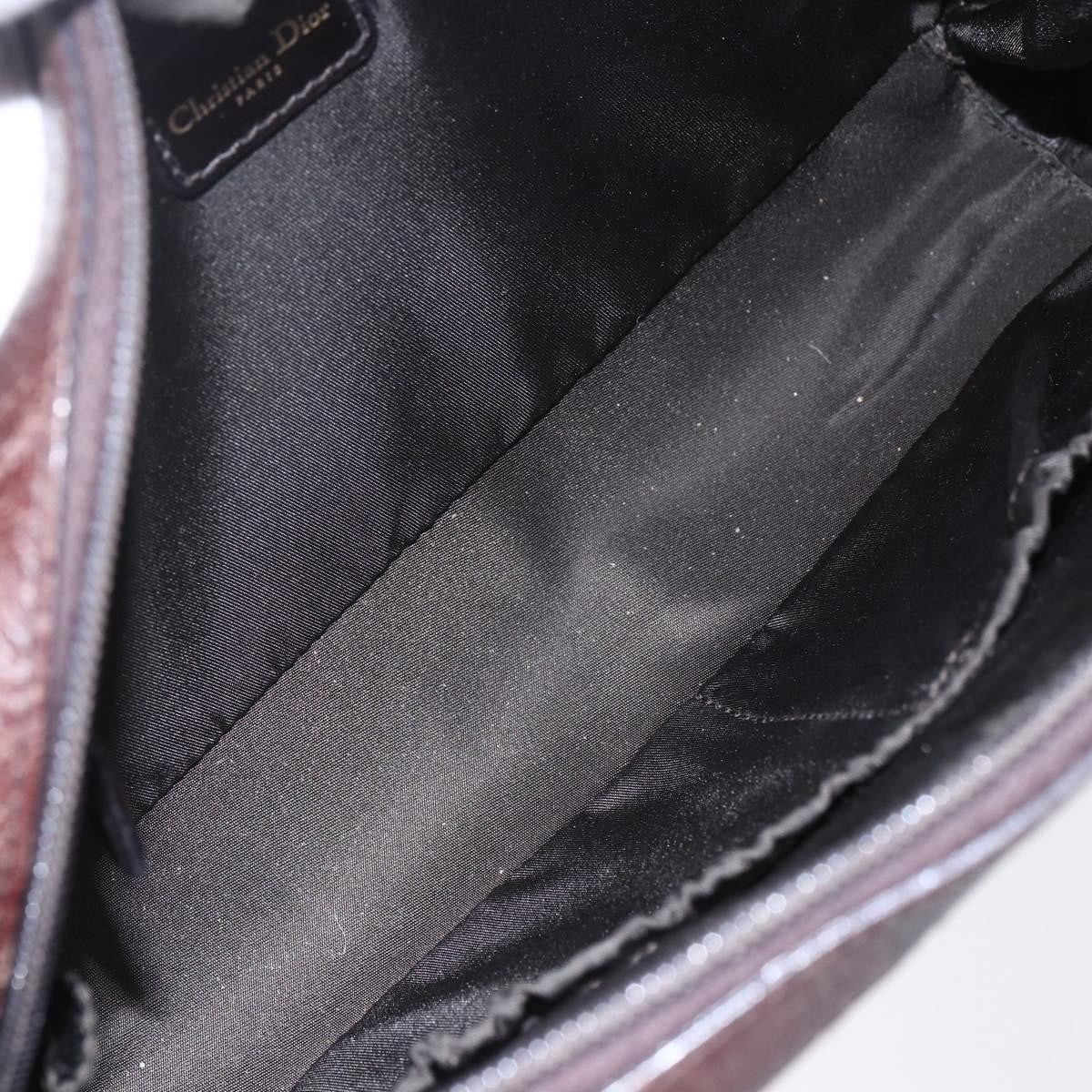 Christian Dior Vintage CD Handbag Leather, BROWN, LEATHER, Handbag