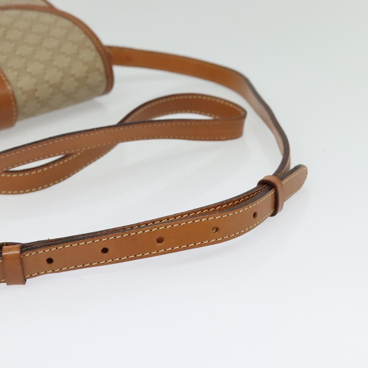 Celine Macadam Shoulder Bag PVC Leather, BEIGE, CANVAS, Shoulder bag