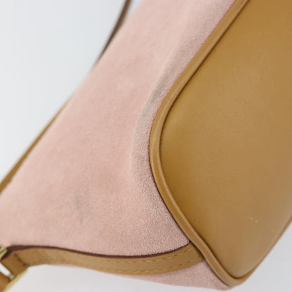 Gucci Vintage clutch Bag Leather, PINK, SUEDE, Clutche & pouche