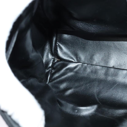 Salvatore Ferragamo Flap Handbag Leather, BLACK, LEATHER, Handbag