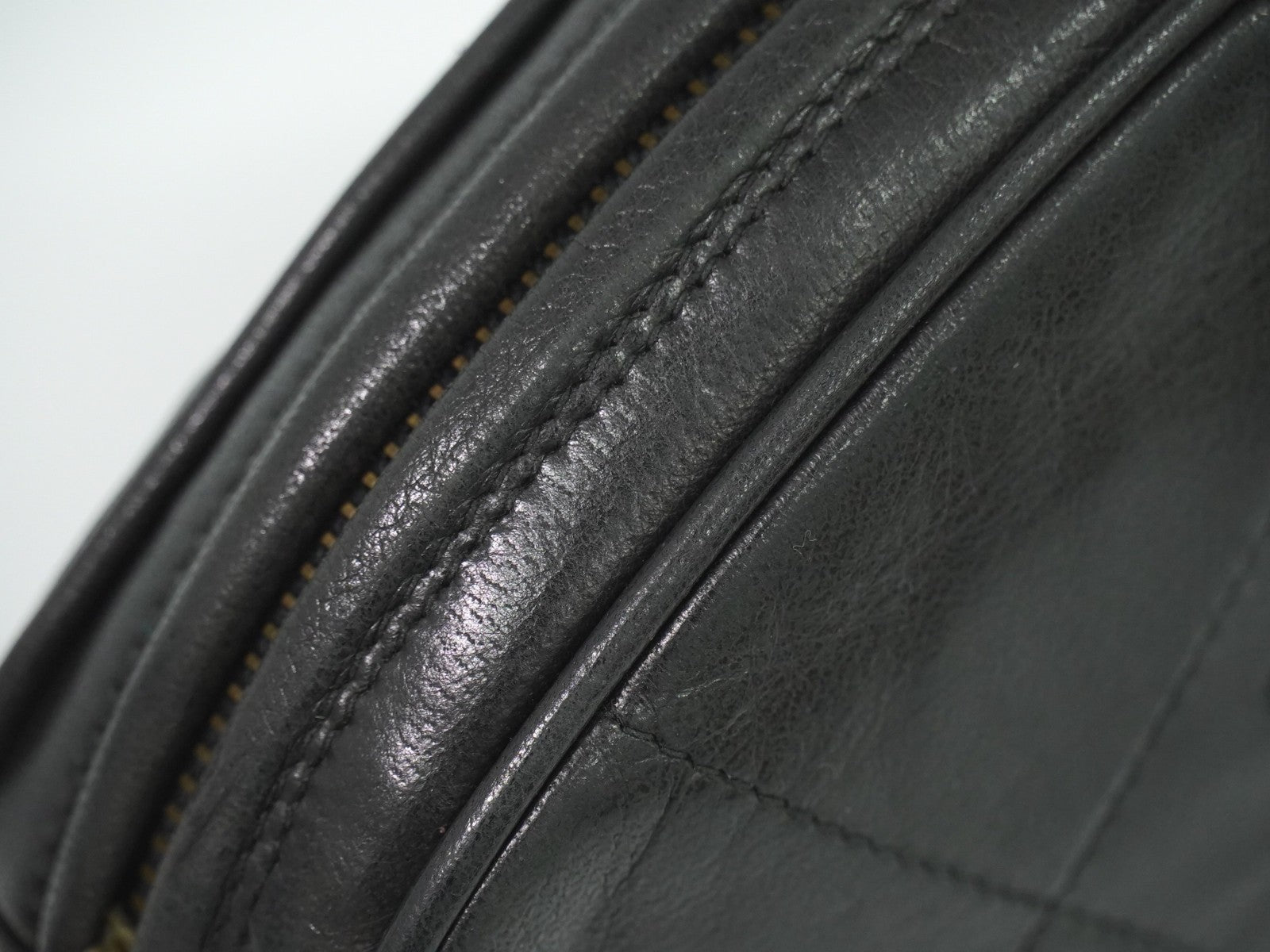 Chanel Vintage Diamond CC Tassel Clutch Quilted Lambskin, BLACK, LEATHER, Clutche & pouche