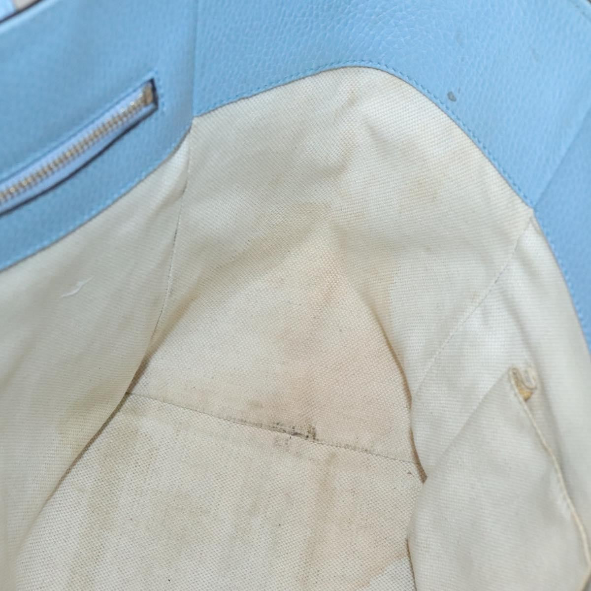 Gucci Swing Tote Leather, BLUE, LEATHER, Tote bag