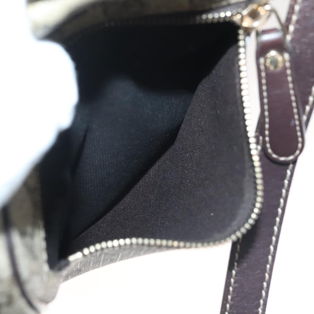 Gucci Front Zip Messenger GG Coated Canvas, BEIGE, CANVAS, Shoulder bag