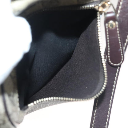 Gucci Front Zip Messenger GG Coated Canvas, BEIGE, CANVAS, Shoulder bag