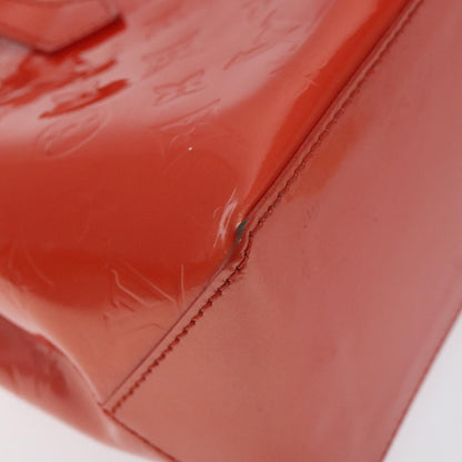 Louis Vuitton Wilshire Handbag Monogram Vernis, ORANGE, PATENT_LEATHER, Handbag