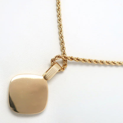 Christian Dior Vintage CD Pendant Necklace Metal, GOLD, GOLD_PLATED, Necklace