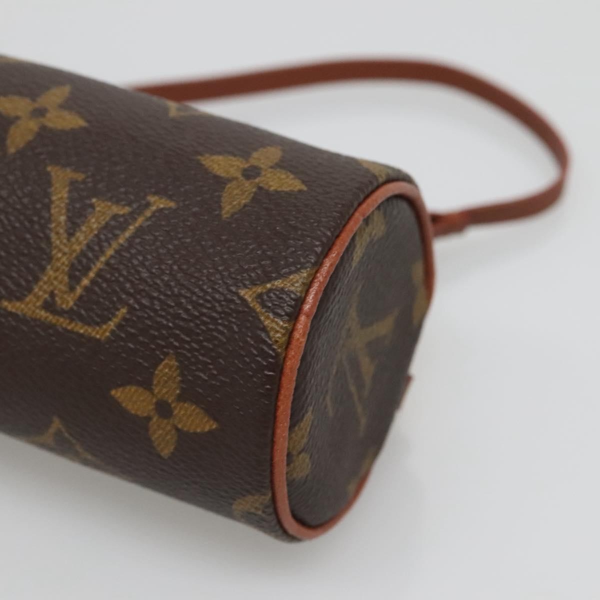 Louis Vuitton Papillon Pochette Monogram Canvas, BROWN, CANVAS, Handbag