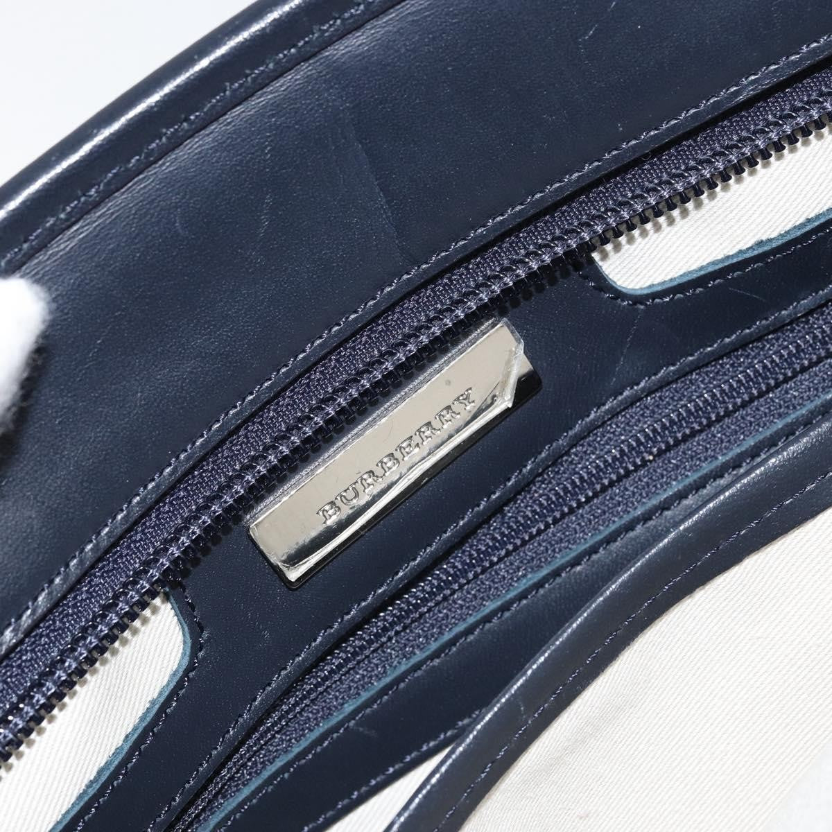 Burberry Blue Label Tote Bag Canvas, WHITE, CANVAS, Tote bag