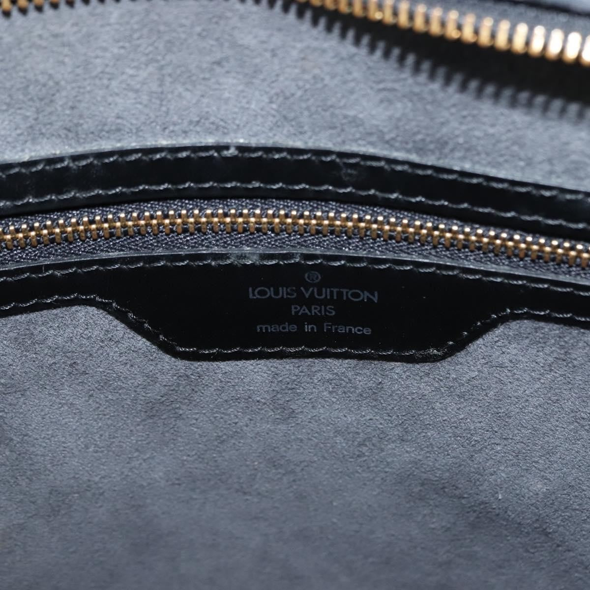 Louis Vuitton Saint Jacques Handbag Epi Leather, BLACK, LEATHER, Shoulder bag