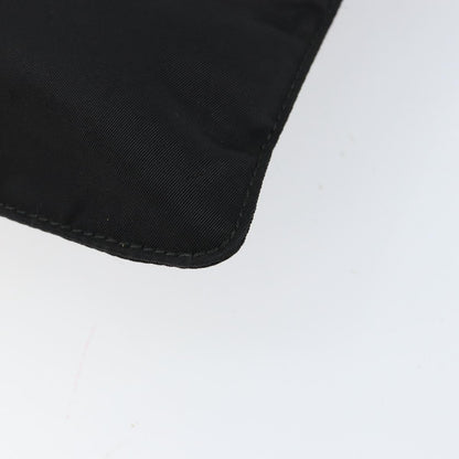 Prada Front Pocket Messenger Bag Tessuto, BLACK, NYLON, Shoulder bag