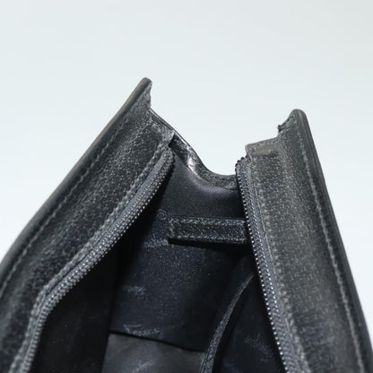 Salvatore Ferragamo Vintage clutch Bag Leather, BLACK, LEATHER, Clutche & pouche