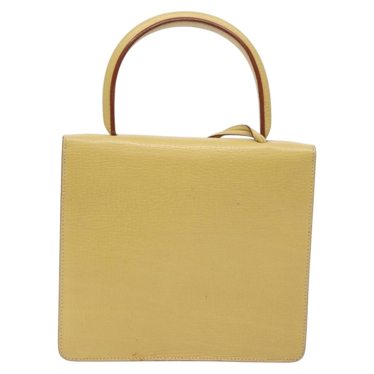Loewe Barcelona Shoulder Bag Leather, YELLOW, LEATHER, Shoulder bag