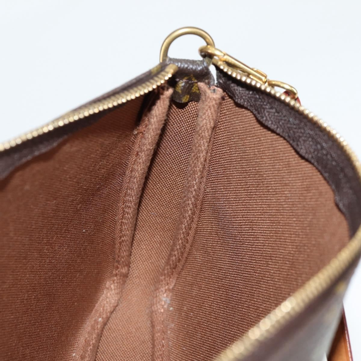 Louis Vuitton Pochette Accessoires NM Monogram Canvas, BROWN, CANVAS, Clutche & pouche