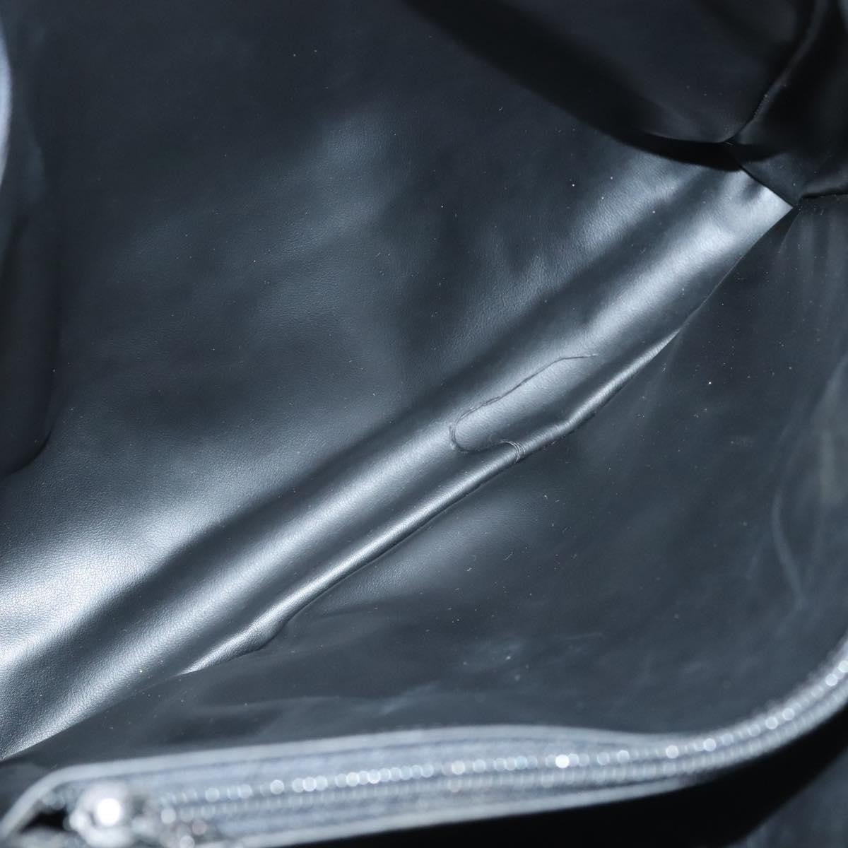 Bally Vintage Tote Bag Quilted Leather, BLACK, LEATHER, Tote bag