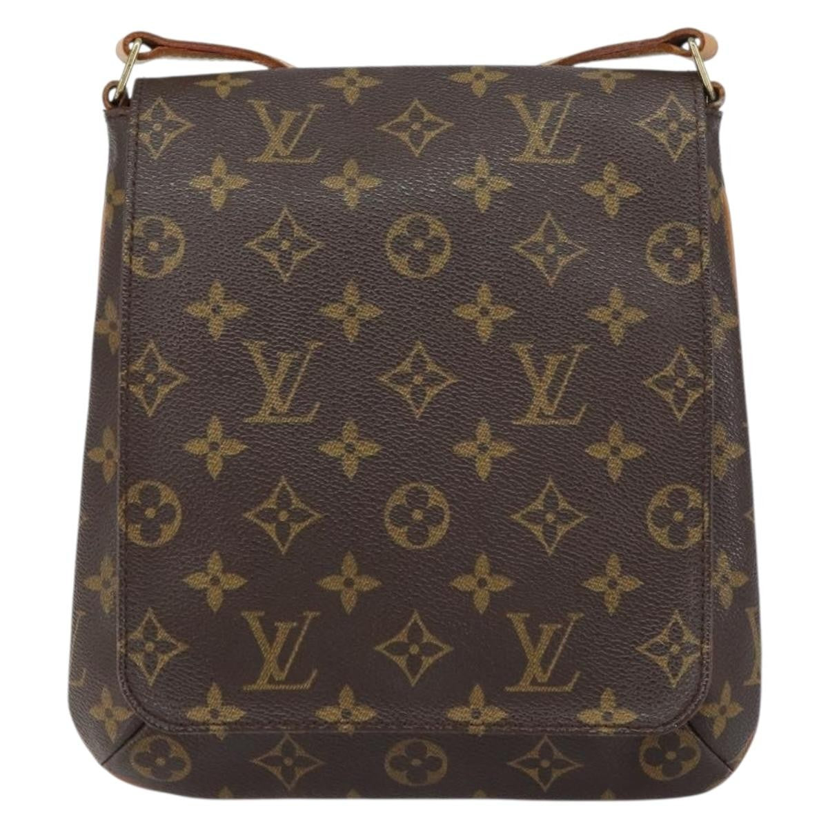 Louis Vuitton Musette Salsa Handbag Monogram Canvas, BROWN, CANVAS, Shoulder bag