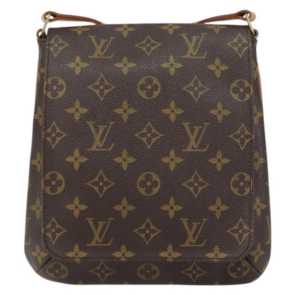 Louis Vuitton Musette Salsa Handbag Monogram Canvas, BROWN, CANVAS, Shoulder bag