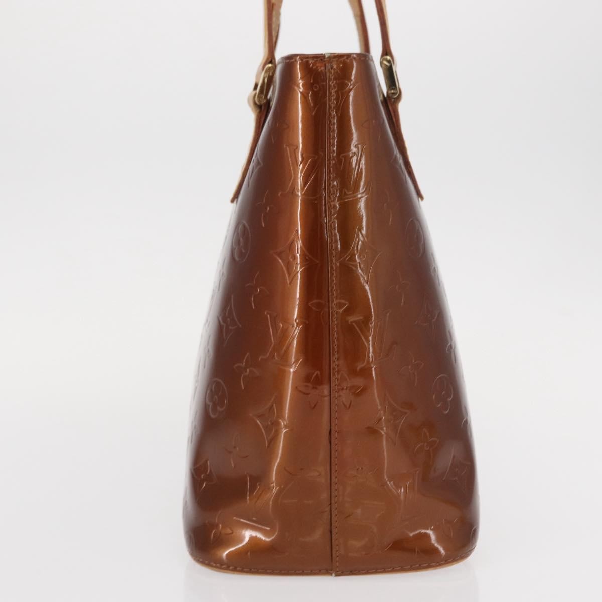 Louis Vuitton Houston Handbag Monogram Vernis, BROWN, PATENT_LEATHER, Handbag