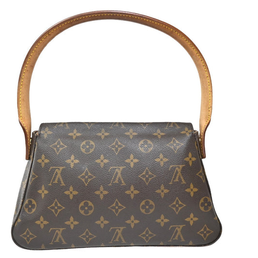 Louis Vuitton Looping Handbag Monogram Canvas, BROWN, CANVAS, Shoulder bag