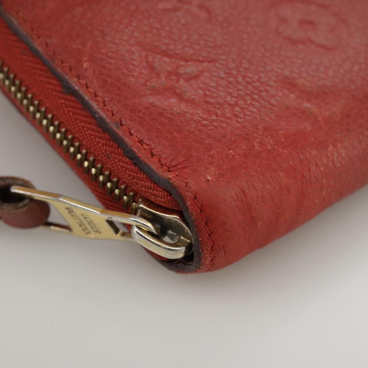 Louis Vuitton Portefeuille zippy Monogramme Empreinte Monogramme Empreinte, RED, LEATHER, Wallets