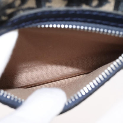 Christian Dior Trotter Oblique canvas et cuir, NAVY, CANVAS, Shoulder bag