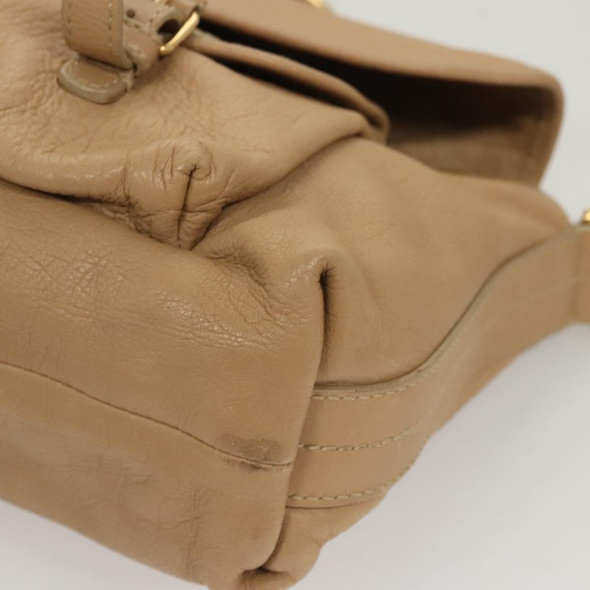 Bvlgari Shoulder bag Leather, BEIGE, LEATHER, Shoulder bag