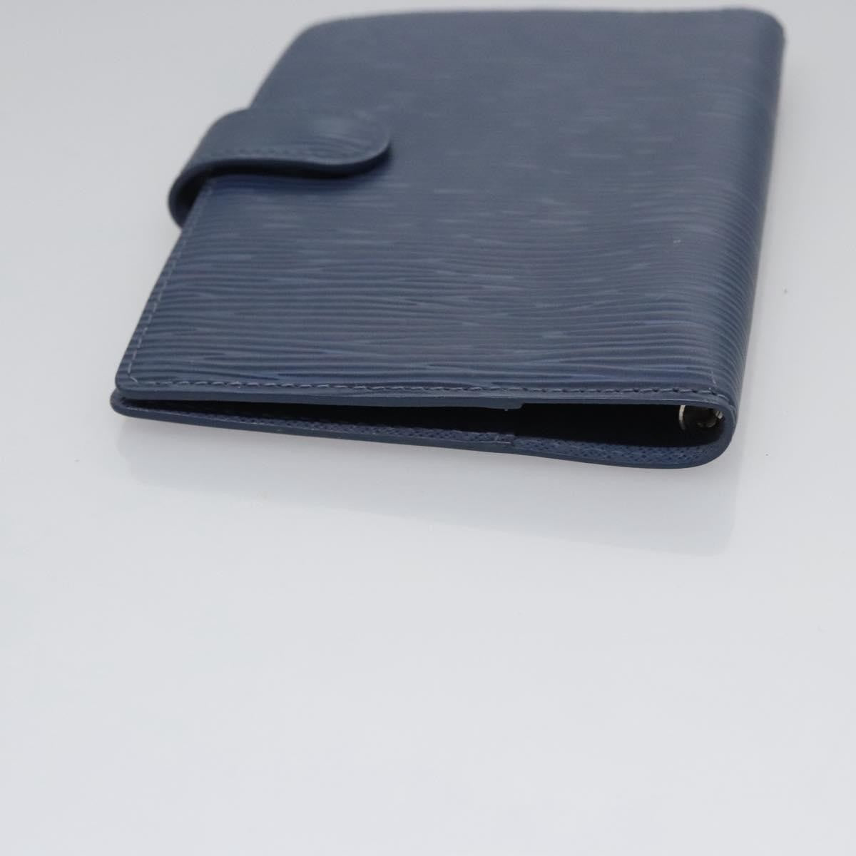 Louis Vuitton Agenda Cover Epi Leather, BLUE, LEATHER, Wallets