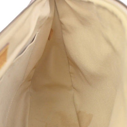 Louis Vuitton Siracusa Handbag Damier, WHITE, CANVAS, Shoulder bag