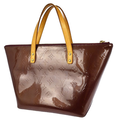 Louis Vuitton Bellevue Handbag Monogram Vernis, PURPLE, PATENT_LEATHER, Tote bag