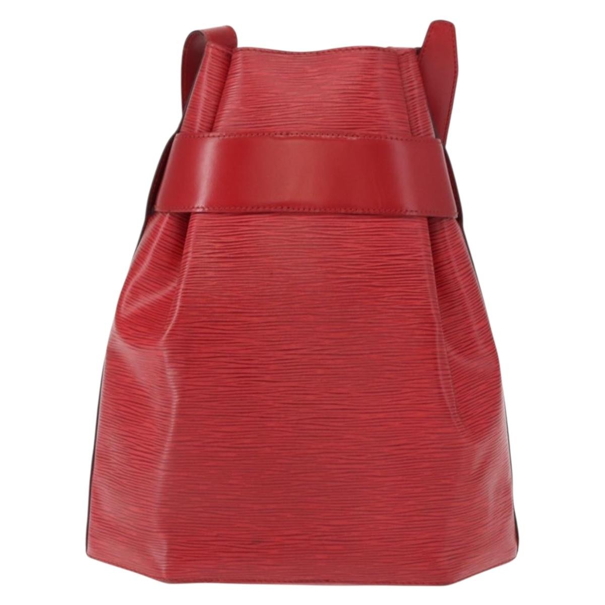 Louis Vuitton Vintage Sac d'Epaule Handbag Epi Leather, RED, LEATHER, Shoulder bag
