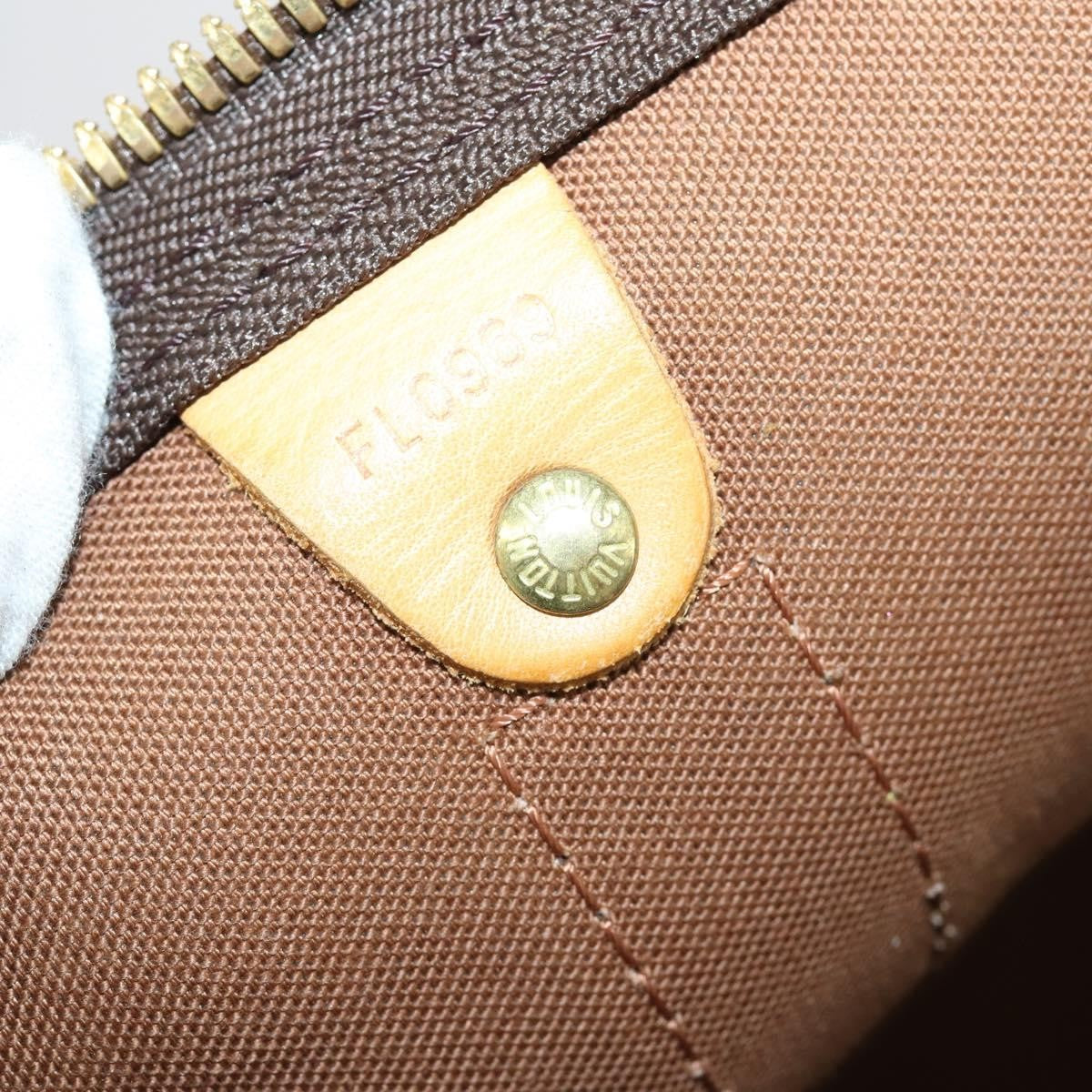 Louis Vuitton Keepall Bandouliere Bag Monogram Canvas, BROWN, CANVAS, Travel bag