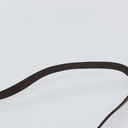 Christian Dior Vintage Trotter Shoulder Bag Canvas, BEIGE, CANVAS, Shoulder bag