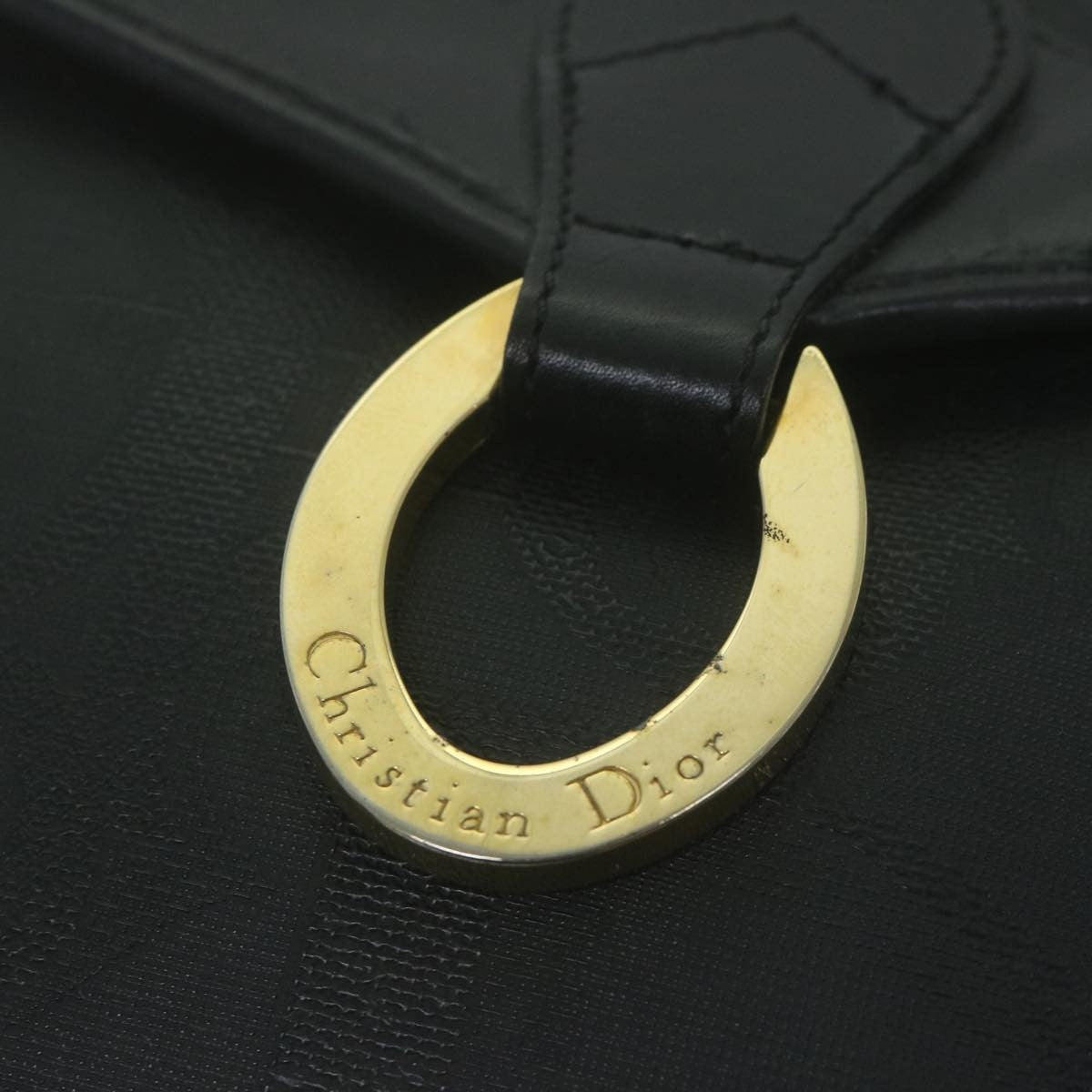 Christian Dior Trotter shoulder bag Canvas, BLACK, CANVAS, Shoulder bag