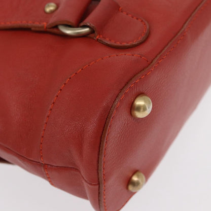 Chloe Vintage handbag Leather, RED, LEATHER, Handbag