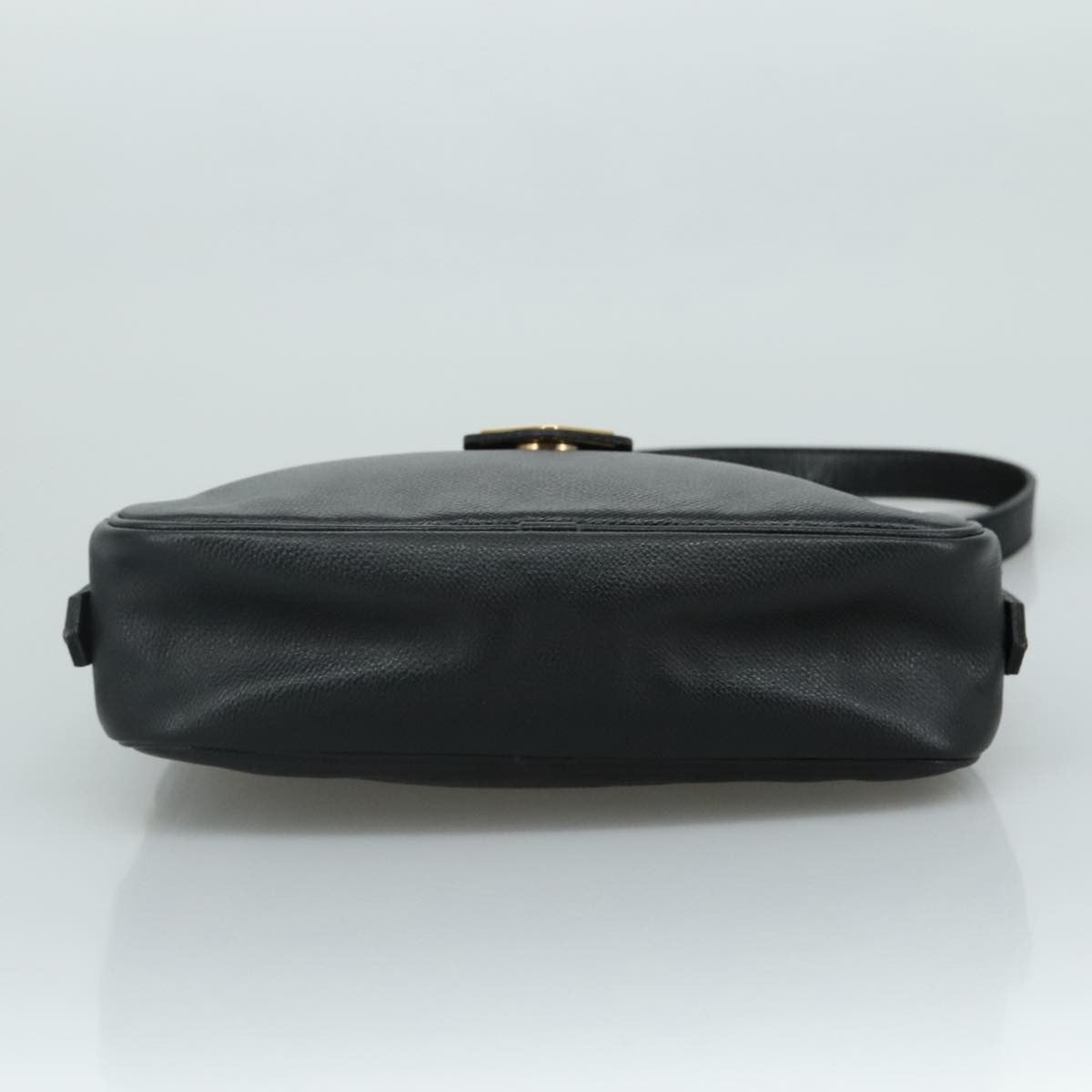 Saint Laurent Vintage Shoulder Bag Leather, BLACK, LEATHER, Shoulder bag