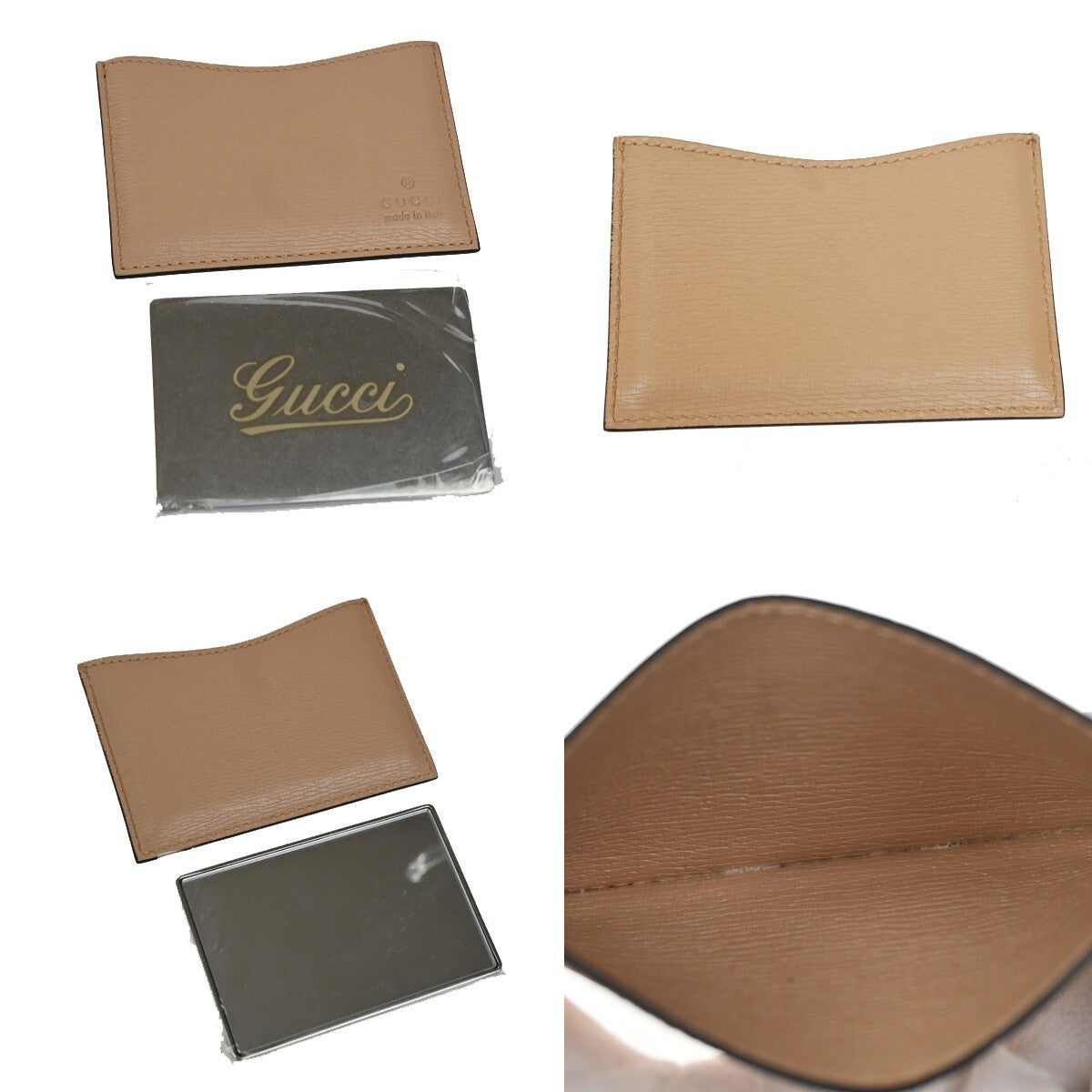 Gucci Bamboo 1947 Top Handle Bag Leather, BEIGE, LEATHER, Handbag