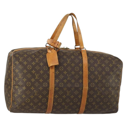 Louis Vuitton Sac Souple Handbag Monogram Canvas, BROWN, CANVAS, Travel bag
