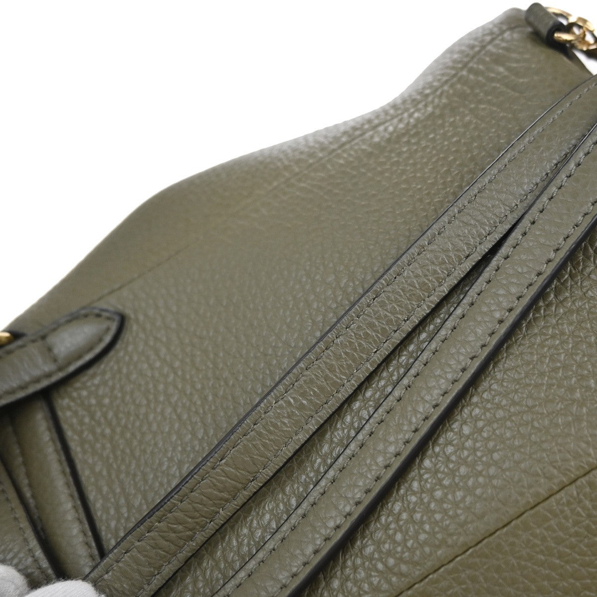 Salvatore Ferragamo Gancini Backpack Leather, KHAKI, LEATHER, Backpack