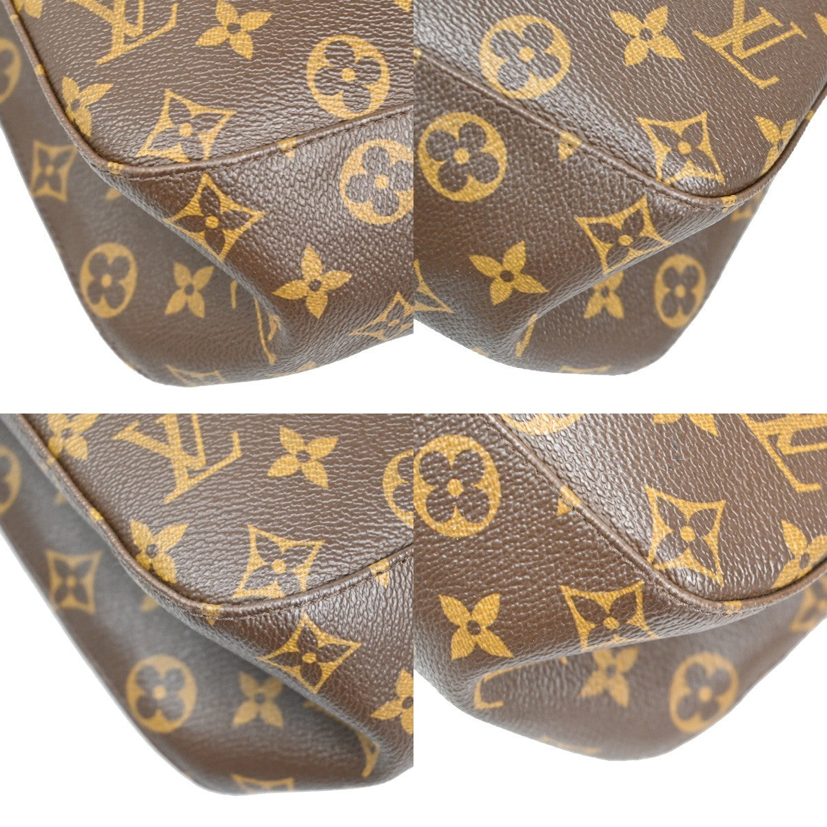 Louis Vuitton Looping Handbag Monogram Canvas, BROWN, CANVAS, Shoulder bag
