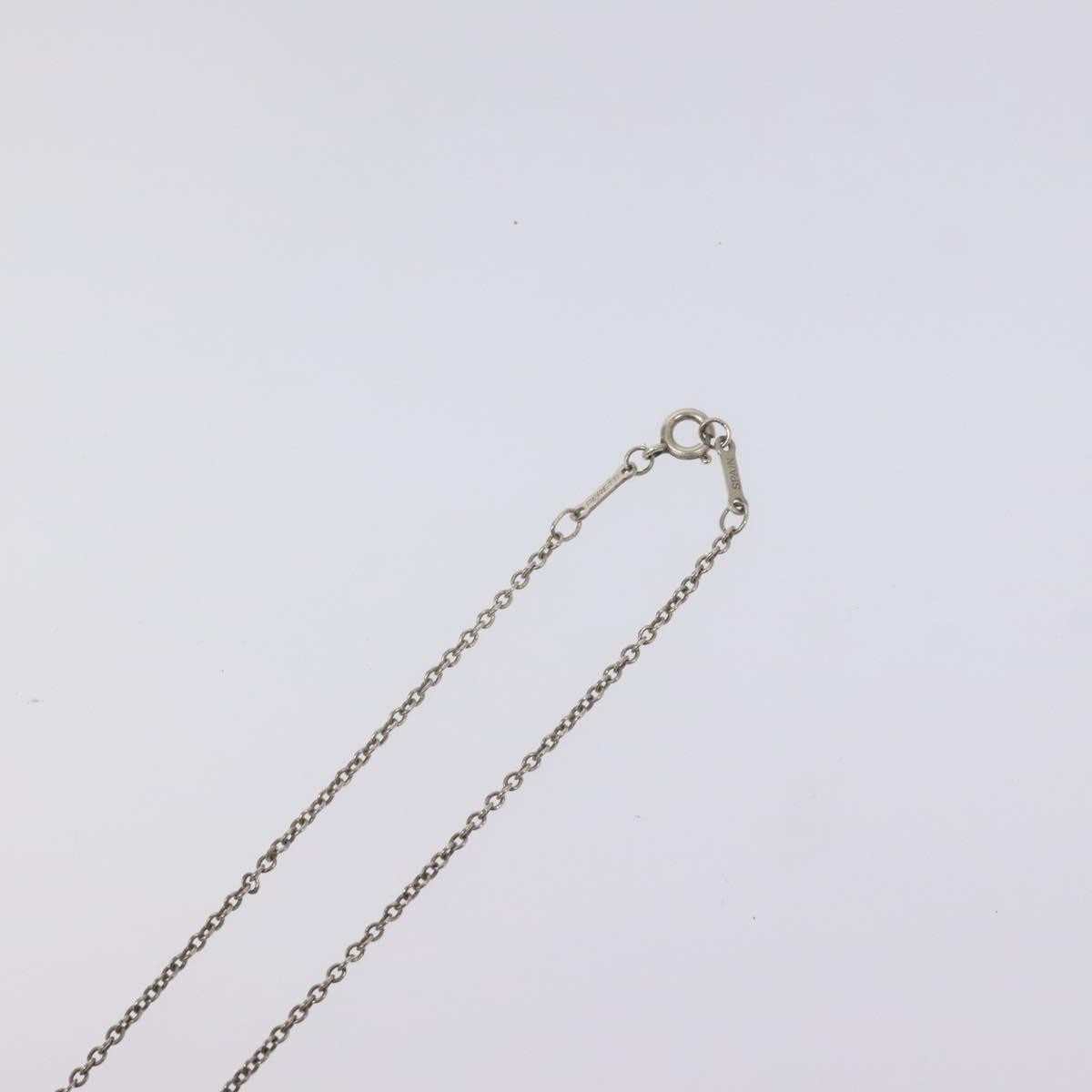 Tiffany & Co. Elsa Peretti Open Heart Pendant Necklace Sterling Silver, SILVER, SILVER, Necklace